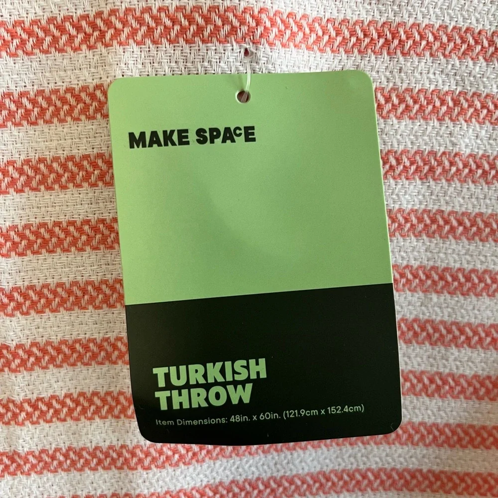 Soft Turkish Throw Blanket NWT
